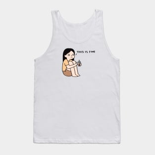 This is fine with boba tea Tank Top